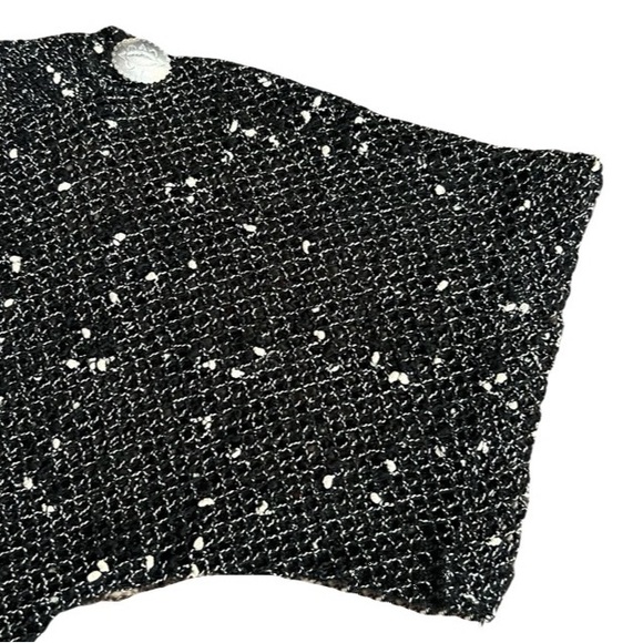 LULA B Black Mesh 2 Top Set with Silver Concho Buttons - Picture 8 of 15